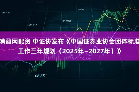 满盈网配资 中证协发布《中国证券业协会团体标准工作三年规划（2025年—2027年）》